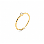 0.14ct lab diamond oval ring