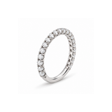 14K White Gold Lab-Grown Diamond 3/4 Eternity Band – 1.00 CTW