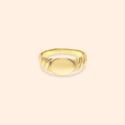 Torsade Signet Ring