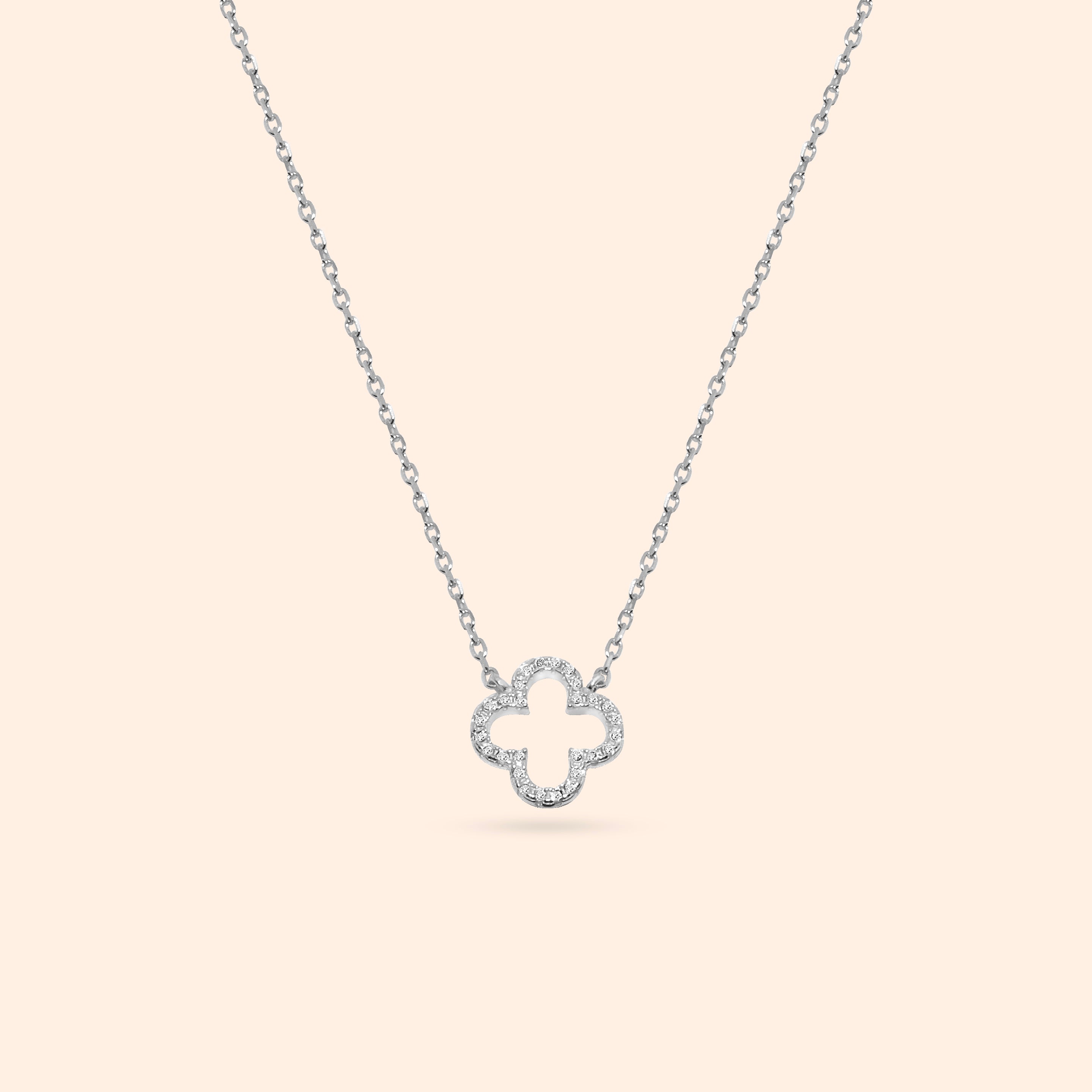 Open Clover Necklace
