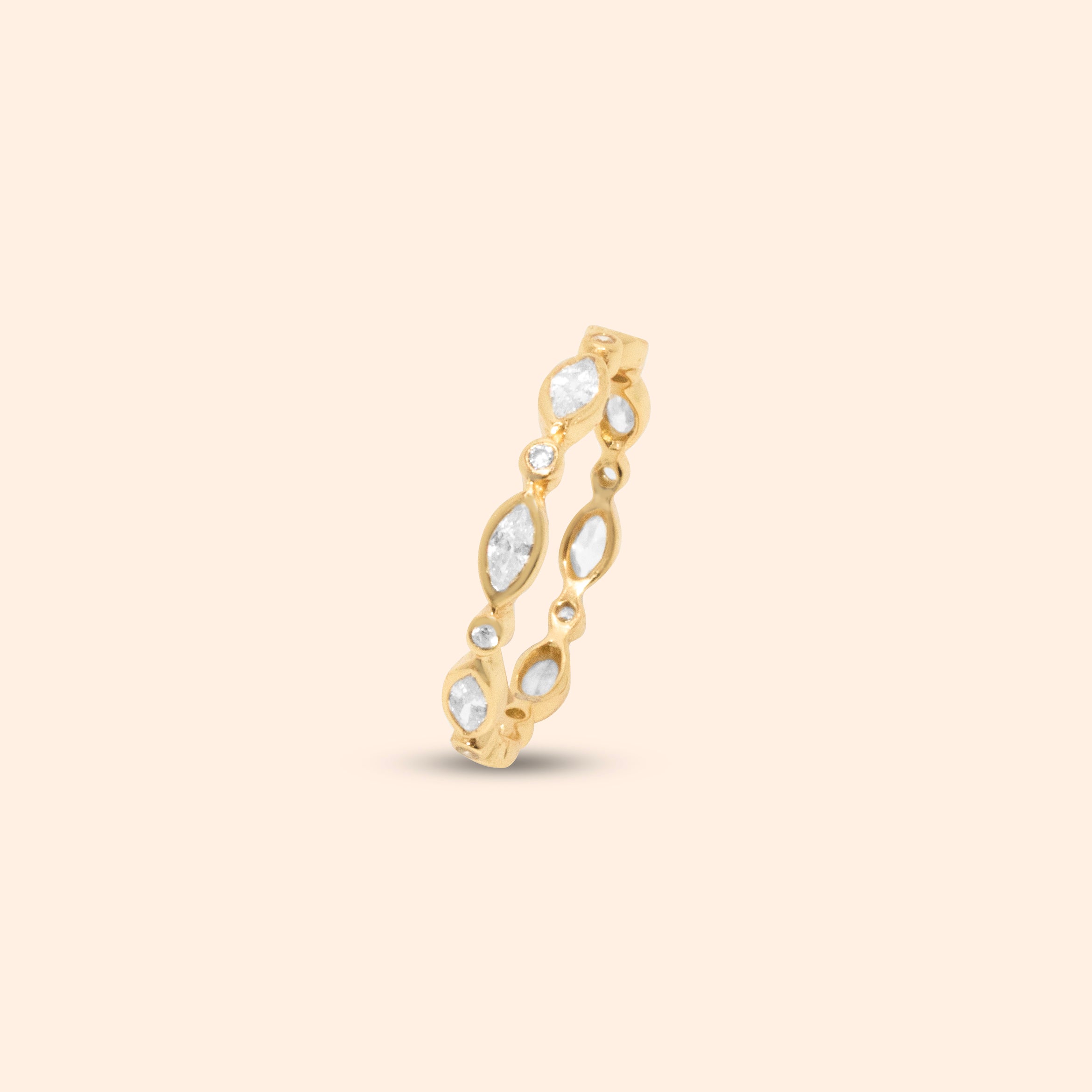 Marquise Halo Ring