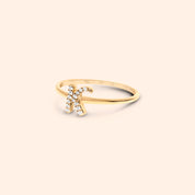 Lab Diamond Initial Ring