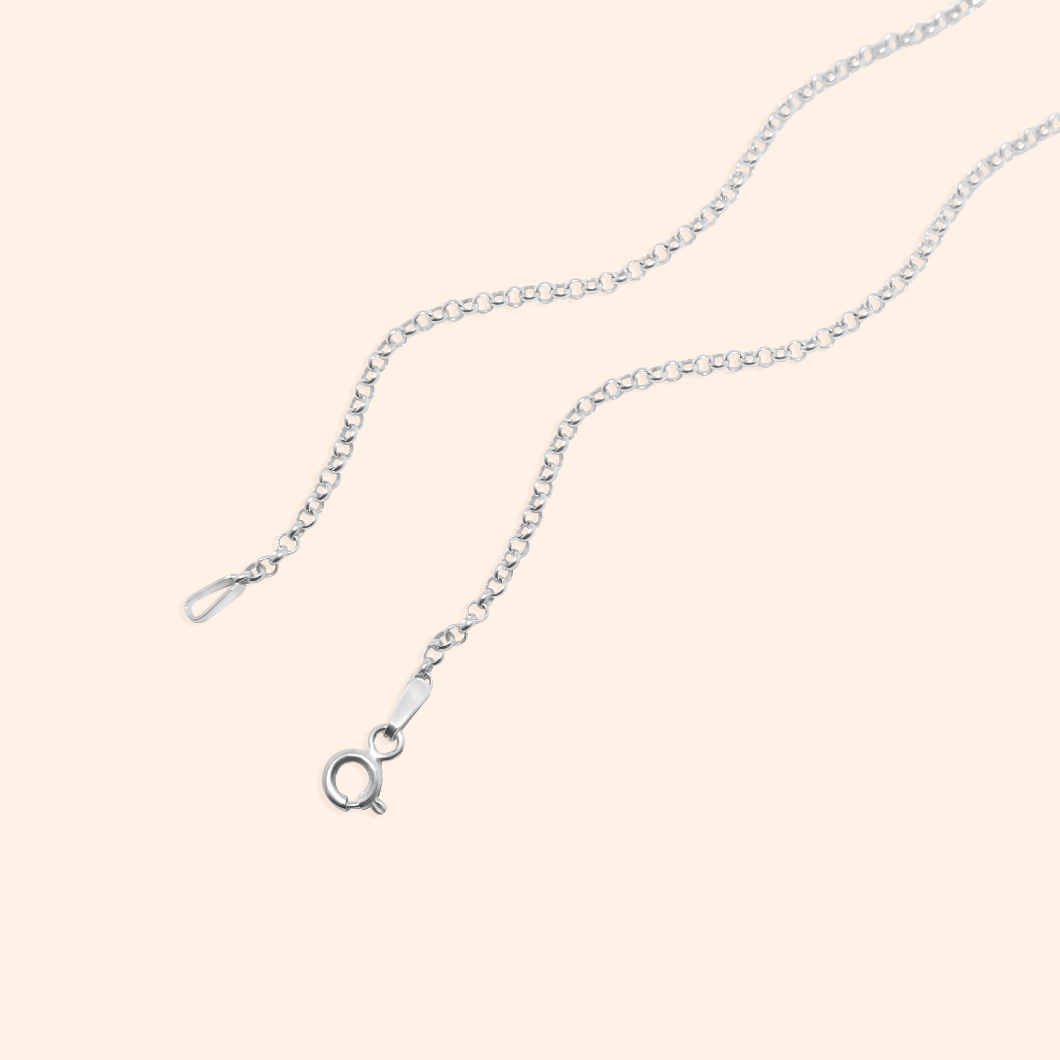 Silver Initial Necklace