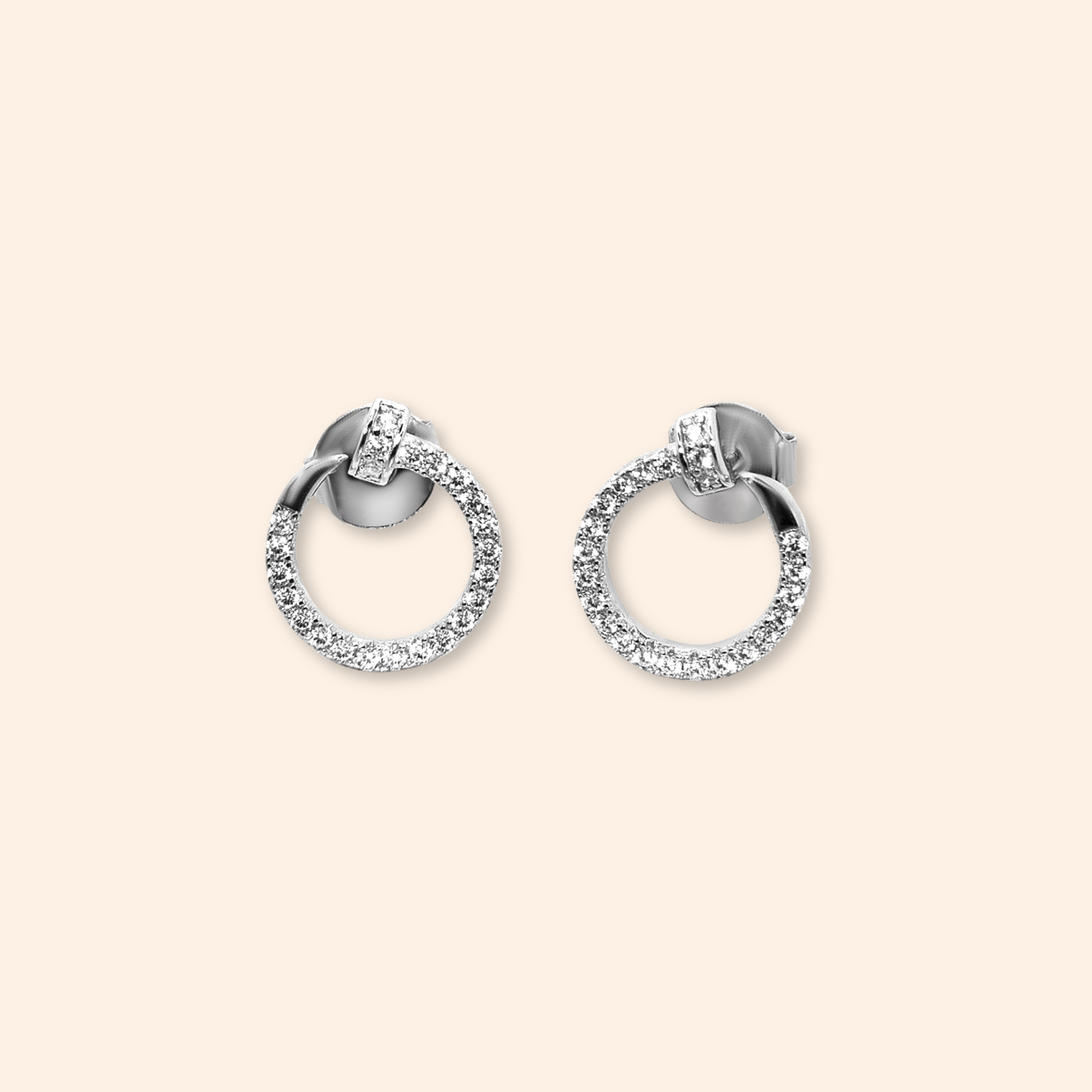 Open Circle Studs