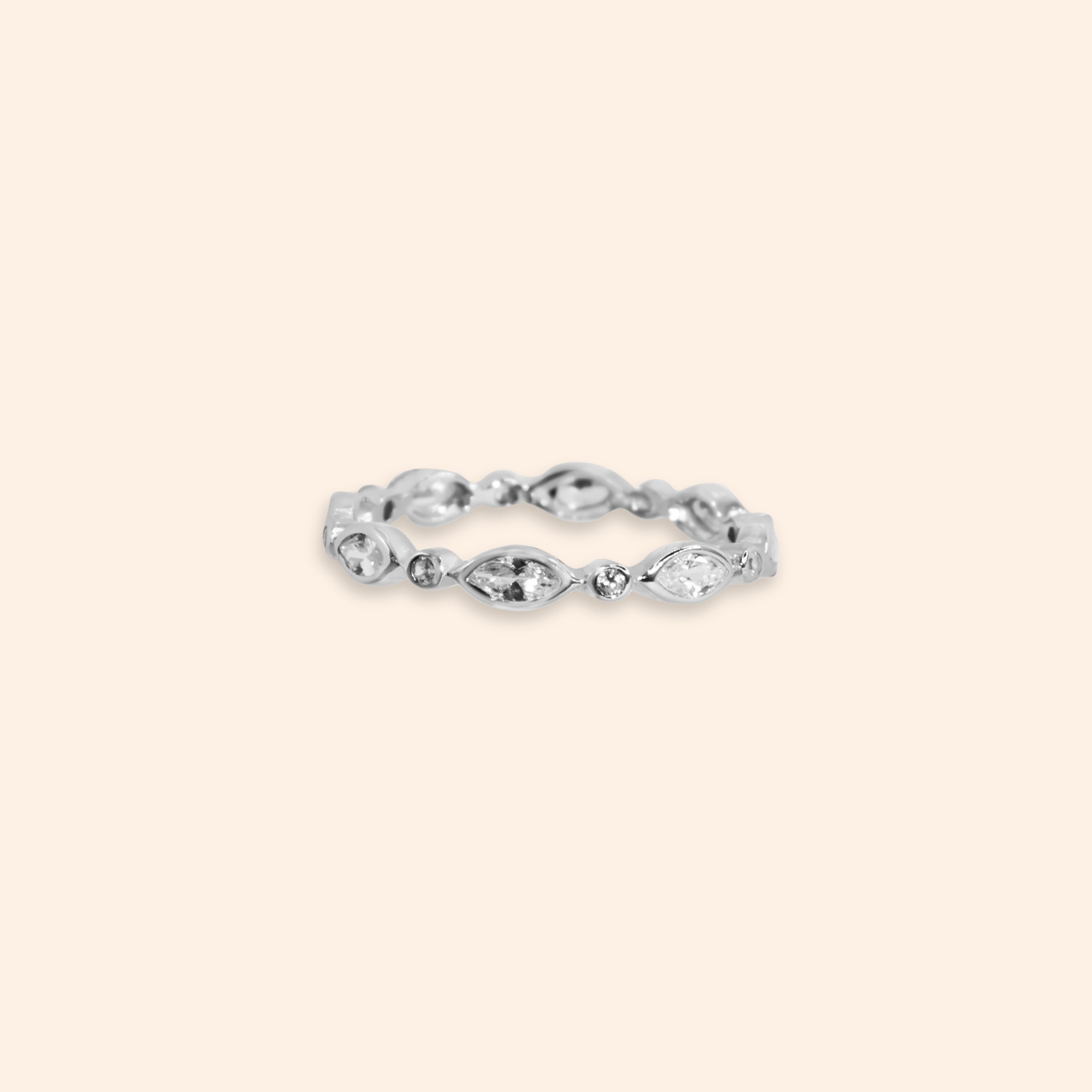 Marquise Halo Ring