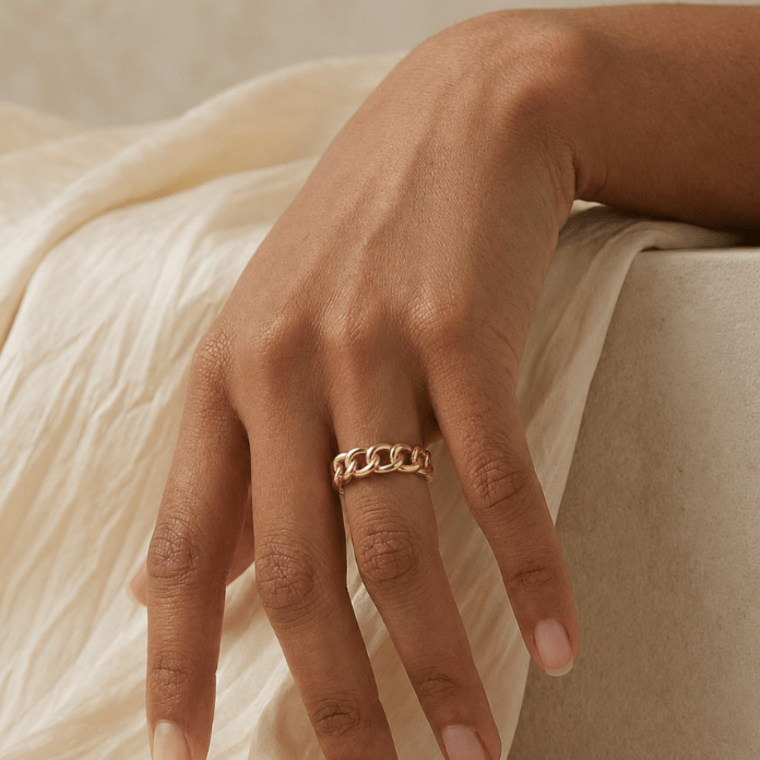 Aurelia Link Ring - Karen's Fine Jewellery
