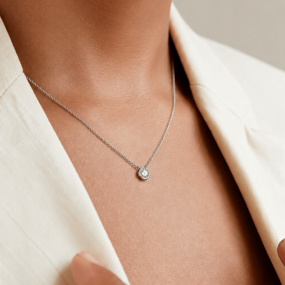Bezel Necklace - Karen's Fine Jewellery