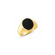 Black Onyx Signet Ring - Karen's Fine Jewellery