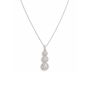 Cascading Halo Necklace - Karen's Fine Jewellery