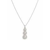 Cascading Halo Necklace