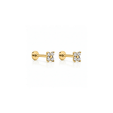 Clover Flat Back Studs