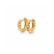 croissant huggies gold vermeil