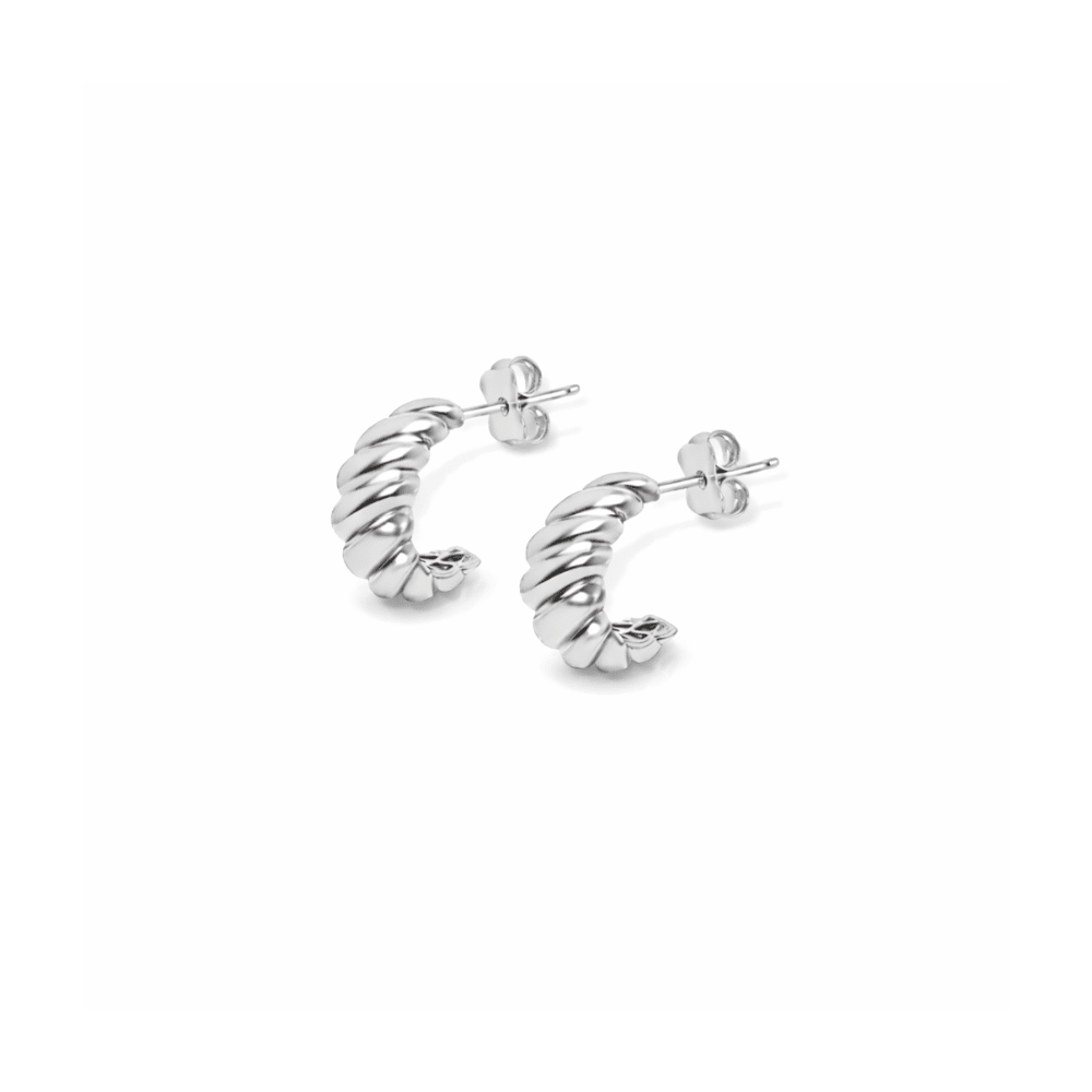 Croissant Studs - Karen's Fine Jewellery