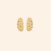 Croissant Studs - Karen's Fine Jewellery