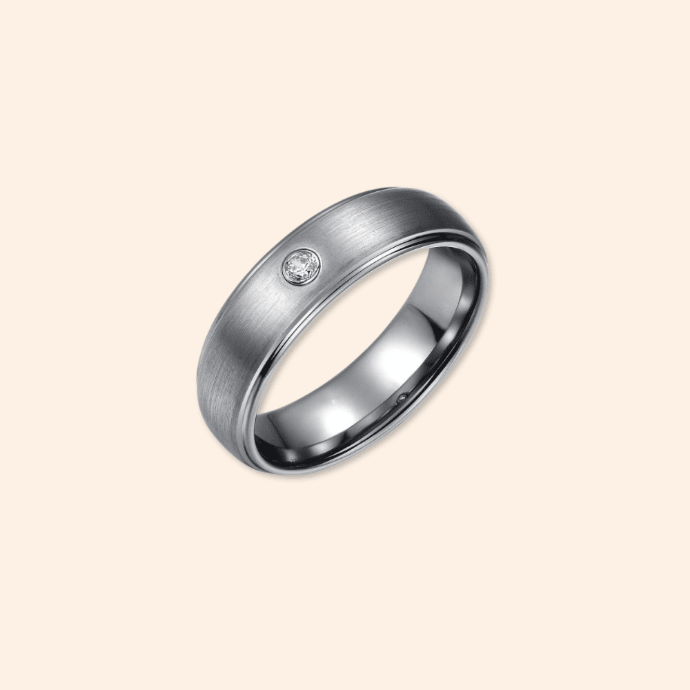 Cubic Tungsten Ring - Karen's Fine Jewellery