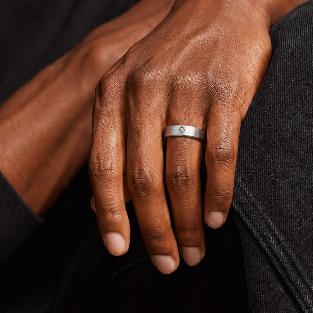 Cubic Tungsten Ring - Karen's Fine Jewellery
