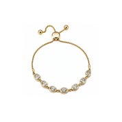 Cubic Zirconia Adjustable Bracelet - Karen's Fine Jewellery