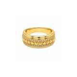 Cubic Zirconia Beaded Band