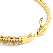 Cubic Zirconia Beaded Bangle - Karen's Fine Jewellery