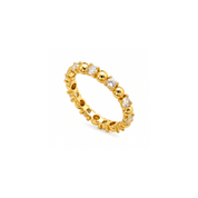Cubic Zirconia Beaded Ring - Karen's Fine Jewellery