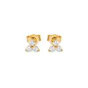 Cubic Zirconia Flower Studs - Karen's Fine Jewellery