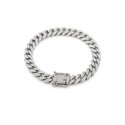 Cubic Zirconia Miami Cuban Bracelet - Karen's Fine Jewellery