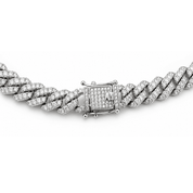 Cubic Zirconia Miami Cuban Chain - Karen's Fine Jewellery