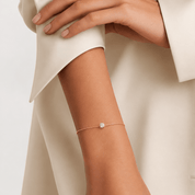 CZ Solitaire Bracelet - Karen's Fine Jewellery