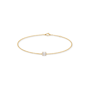 CZ Solitaire Bracelet - Karen's Fine Jewellery