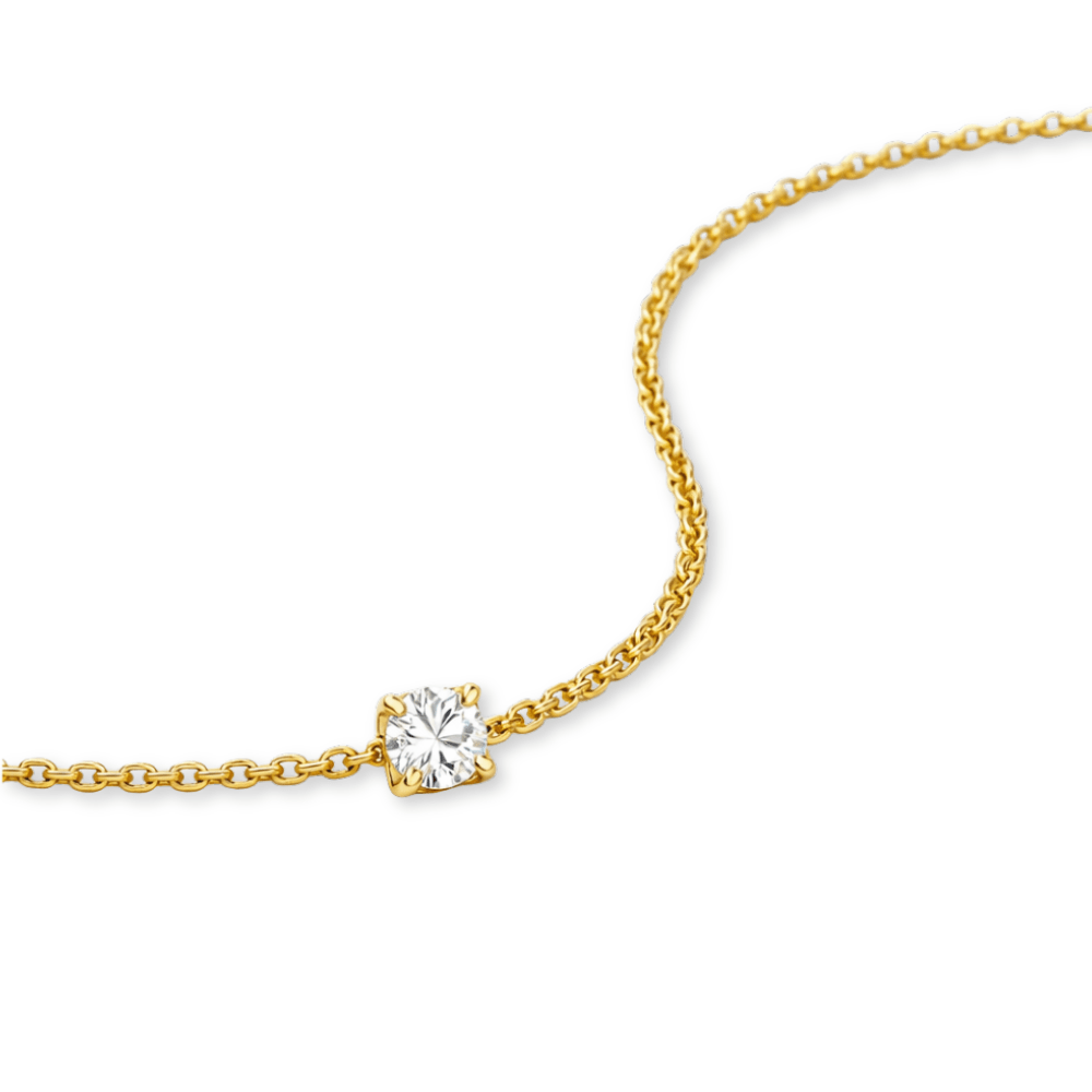 CZ Solitaire Bracelet - Karen's Fine Jewellery