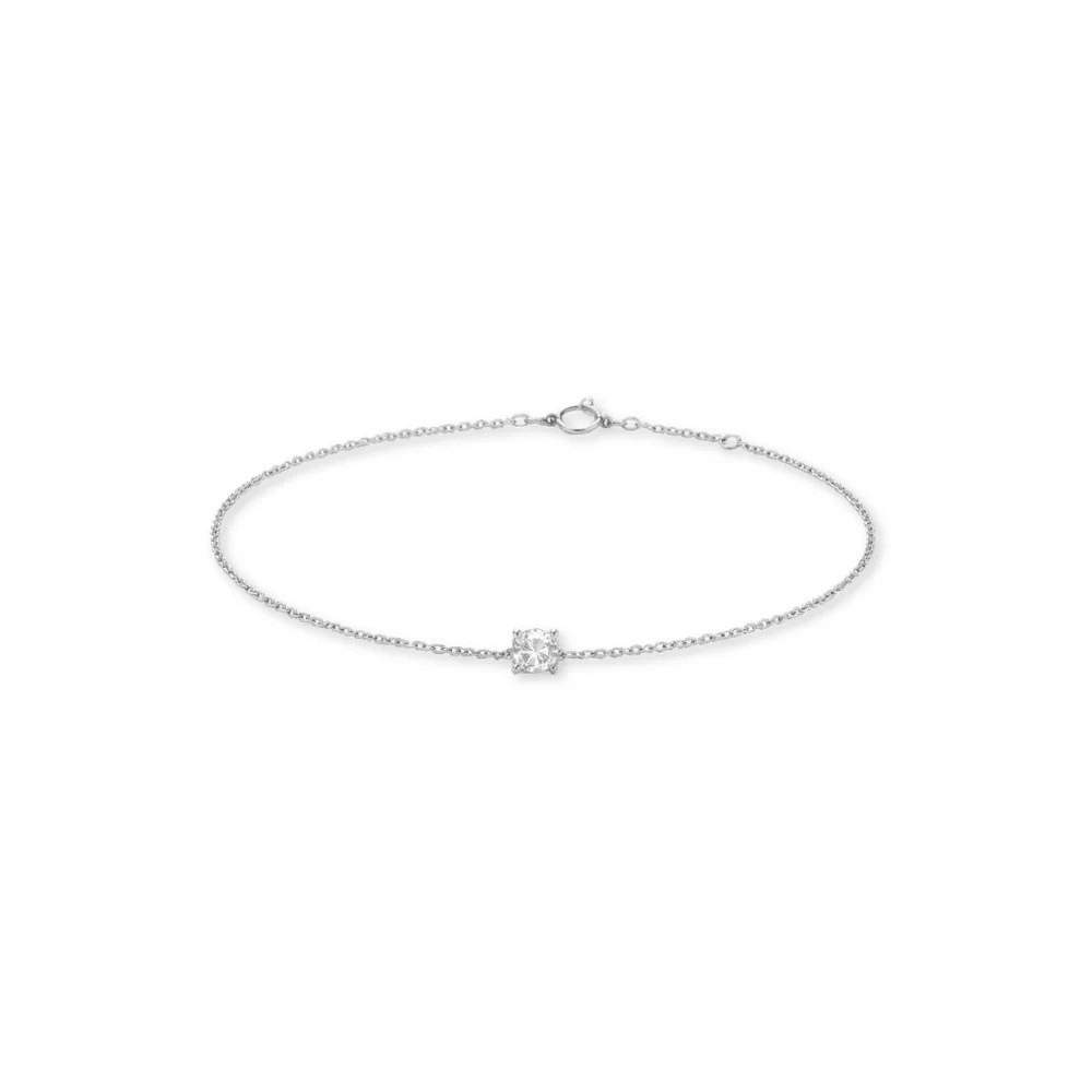 CZ Solitaire Bracelet - Karen's Fine Jewellery