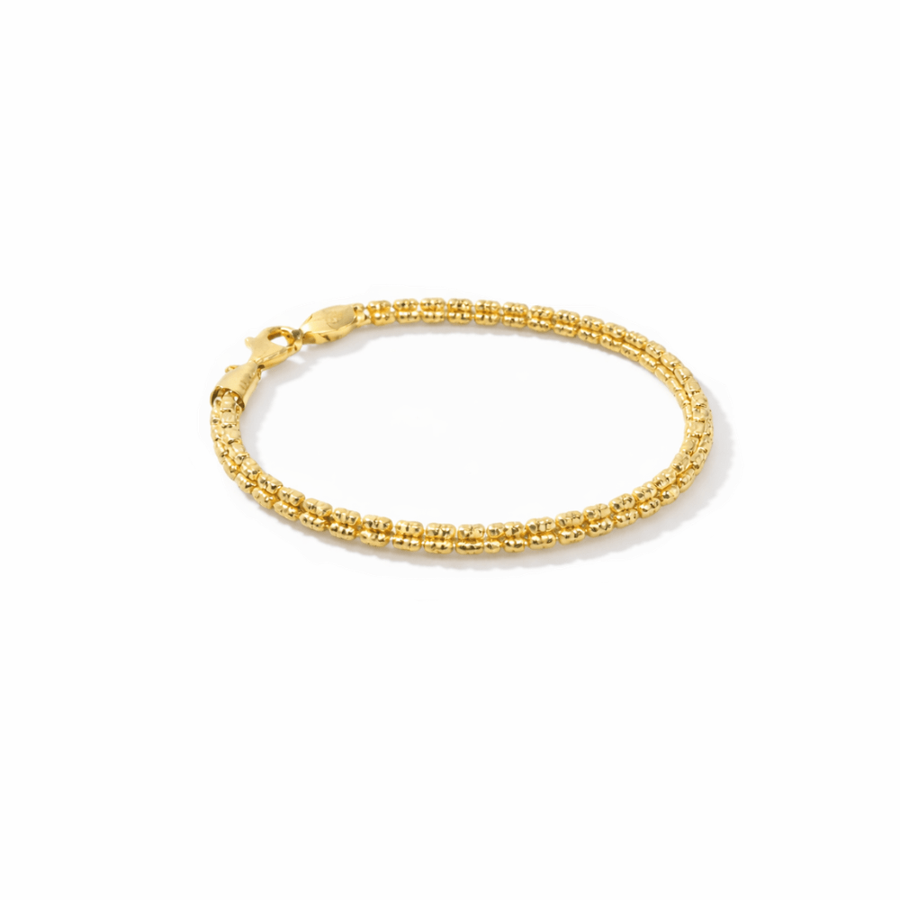 Diamond Cut Bead Bracelet - Karen's Fine Jewellery