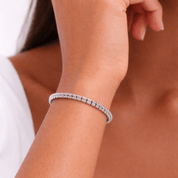 Diamond Cut Bead Bracelet - Karen's Fine Jewellery