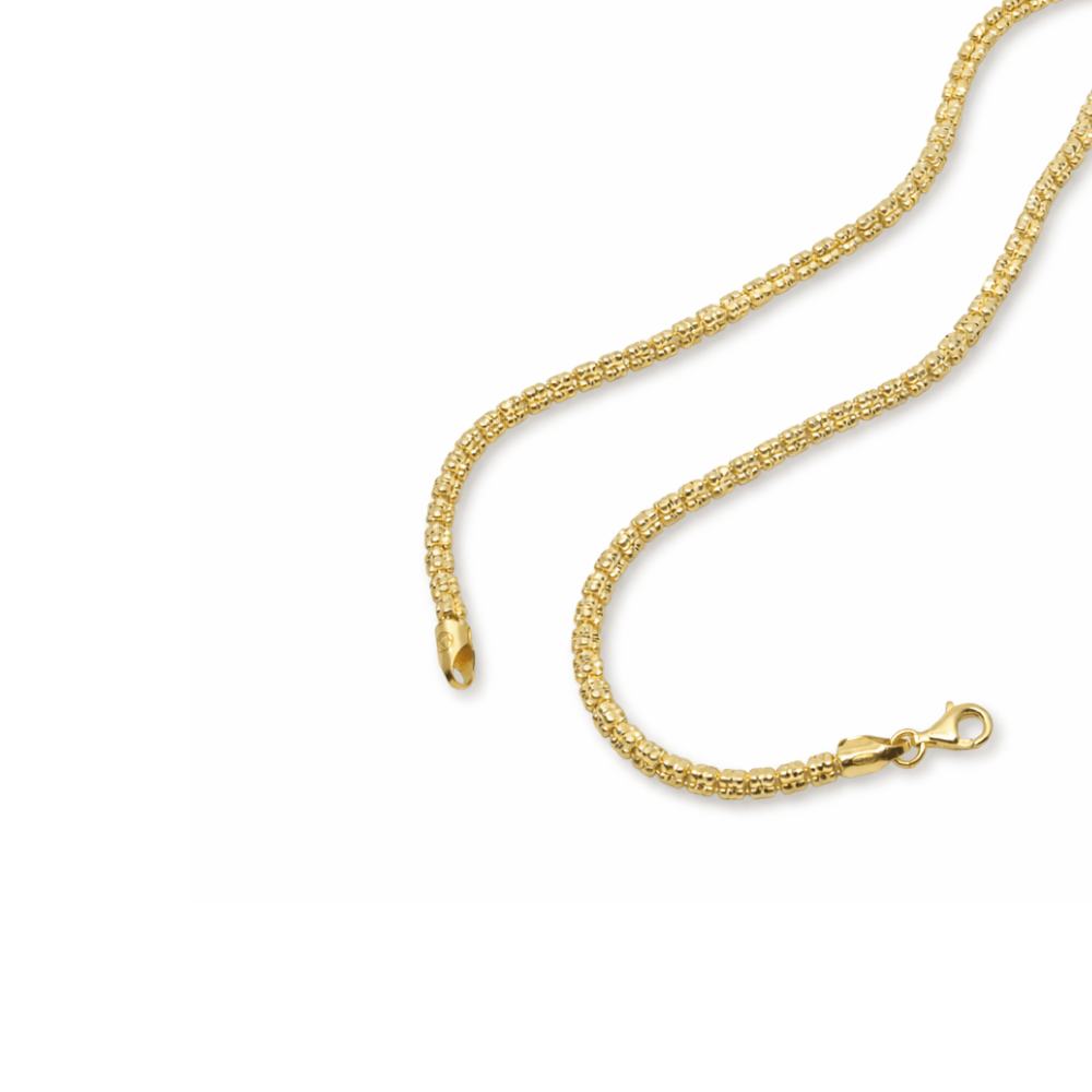 Diamond Cut Bead Chain - Karen's Fine Jewellery
