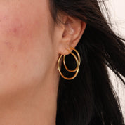 Elan Large Hoops - Karen's Fine Jewellery