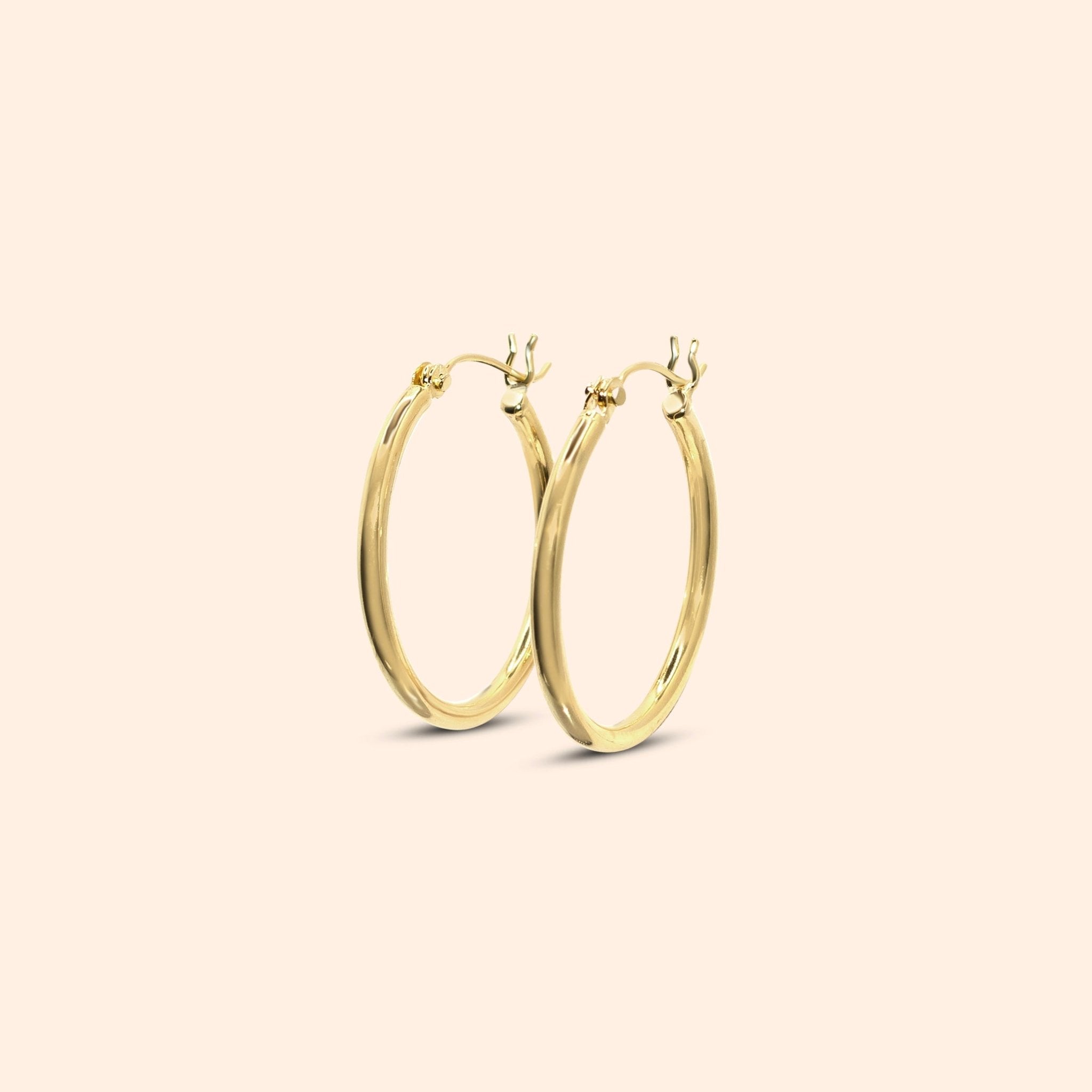 Elan Large Hoops - Karen's Fine Jewellery