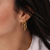 Elan Small Hoops - Karen's Fine Jewellery