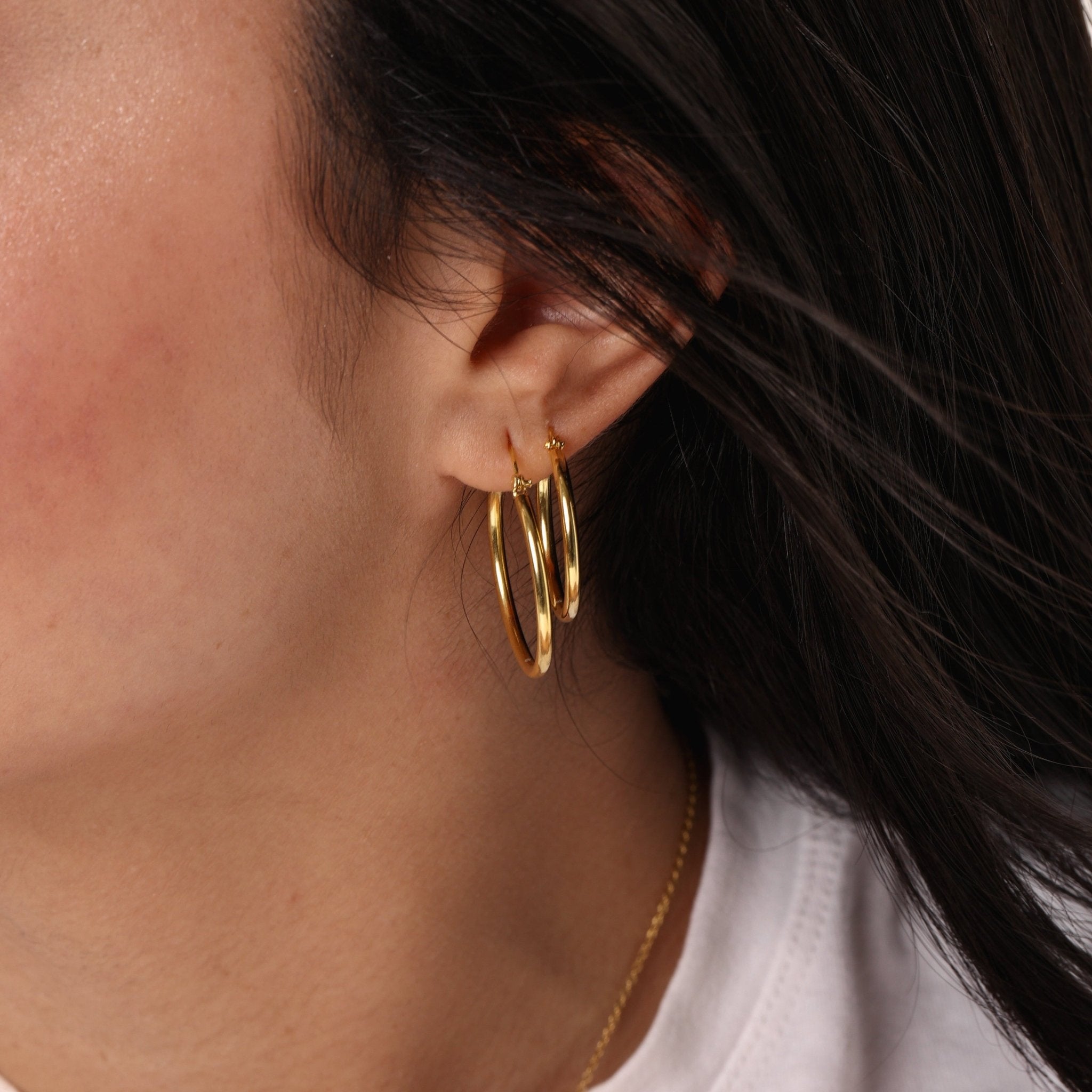 Elan Small Hoops - Karen's Fine Jewellery