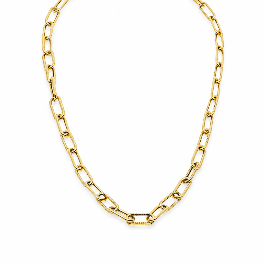 Elara Paperclip Necklace - Karen's Fine Jewellery