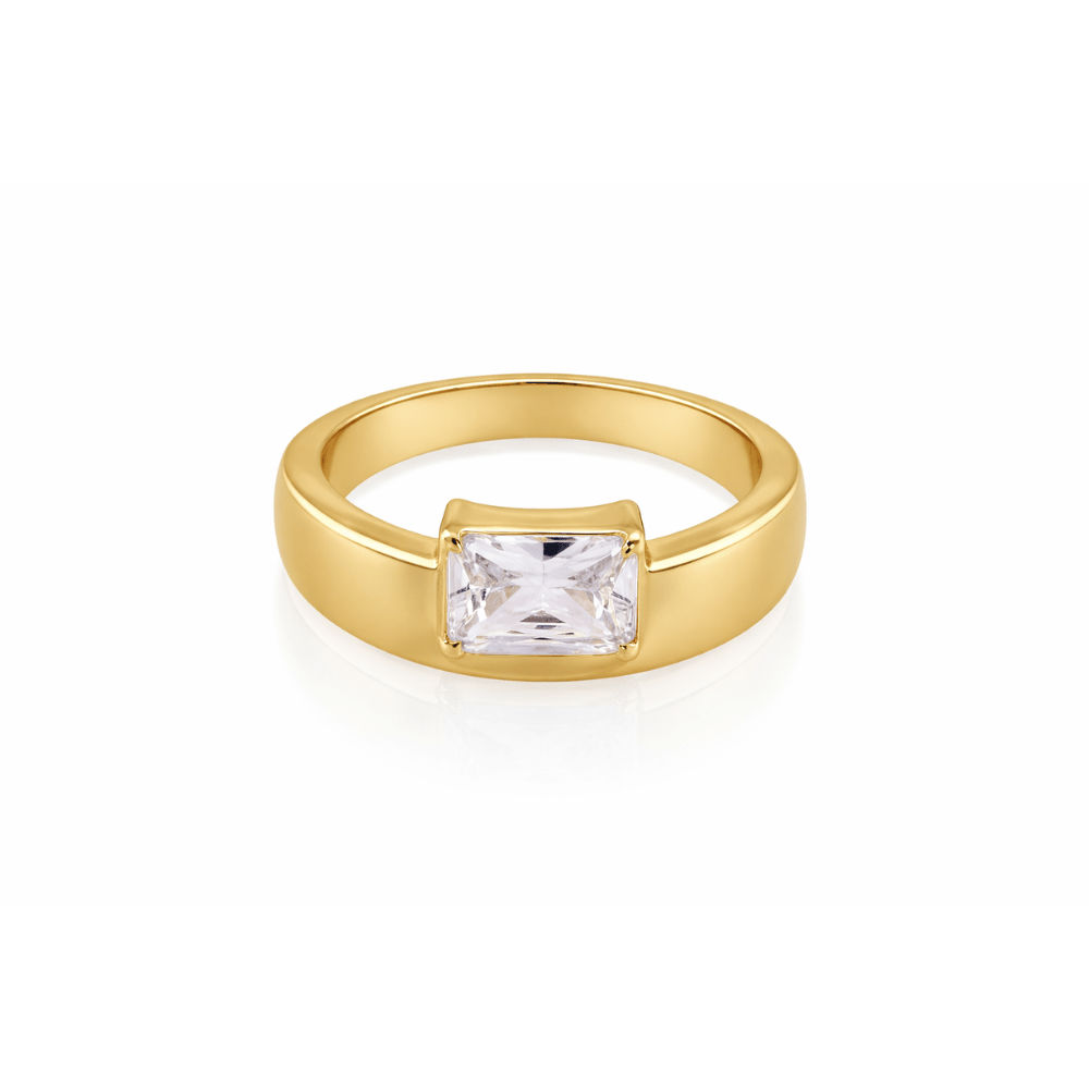 Emerald Cut Dome Ring - Karen's Fine Jewellery