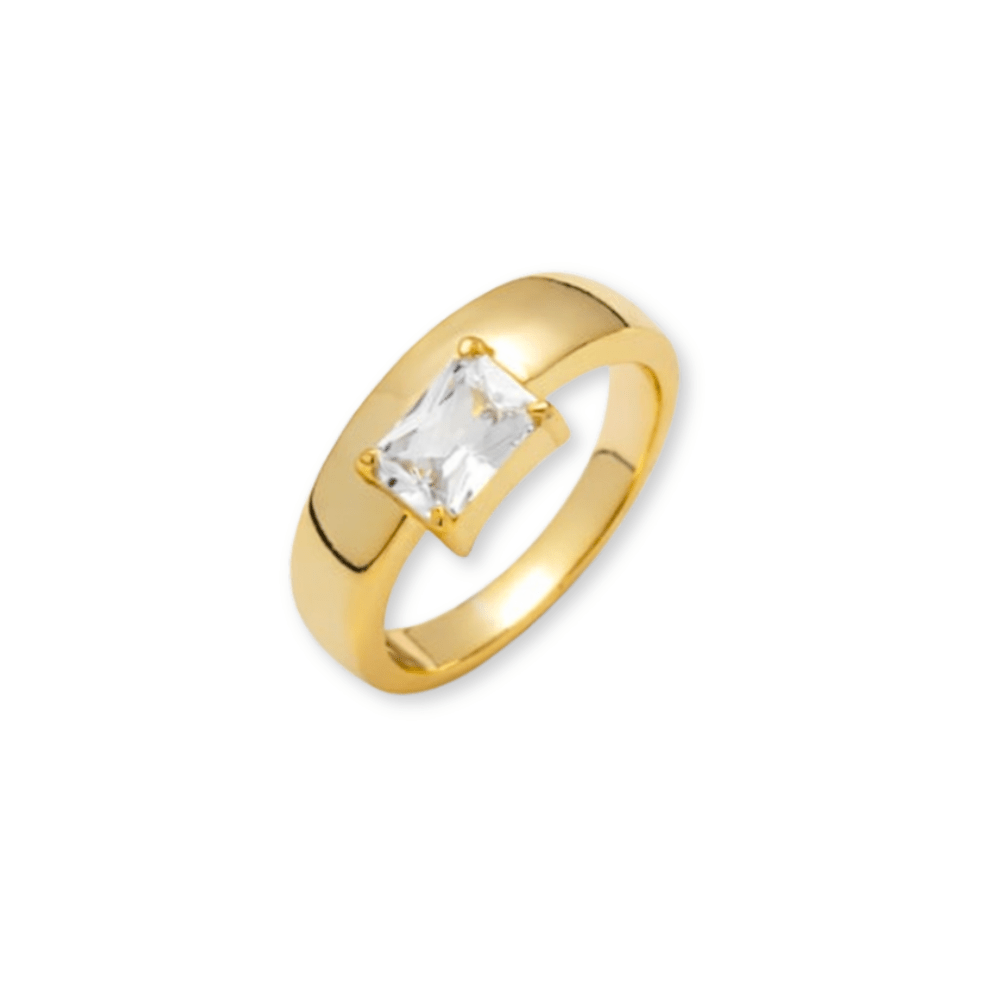Emerald Cut Dome Ring - Karen's Fine Jewellery