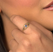 Evil Eye Ring - Karen's Fine Jewellery
