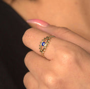 Evil Eye Ring - Karen's Fine Jewellery