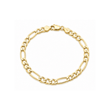 Gold Figaro Chain Bracelet