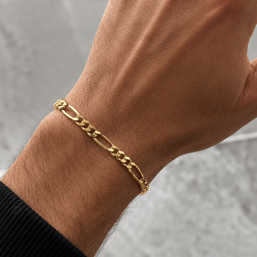 Figaro Chain Bracelet - Karen's Fine Jewellery