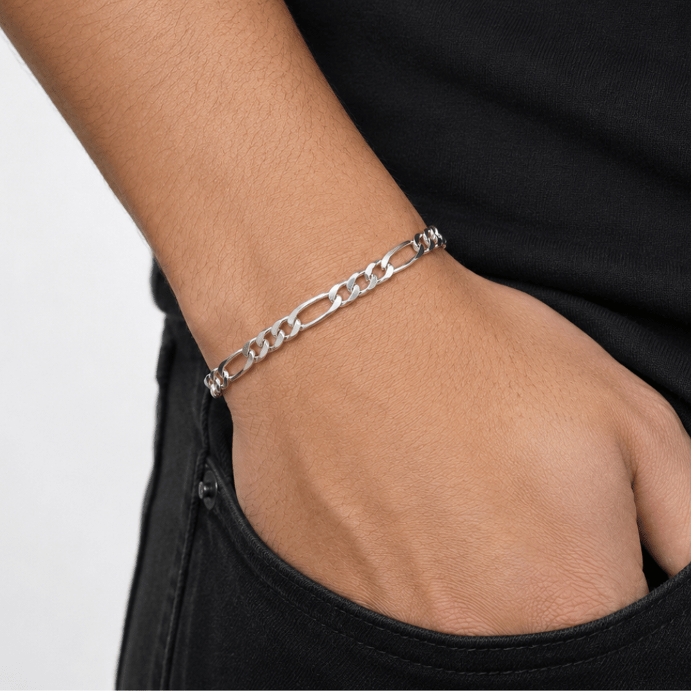 Figaro Chain Bracelet - Karen's Fine Jewellery