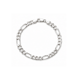 Silver Figaro Chain Bracelet