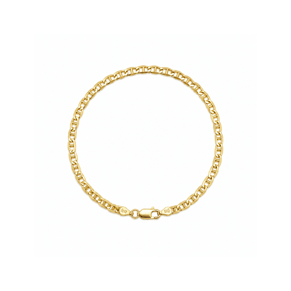 Flat Anchor Chain Bracelet - Karen's Fine Jewellery