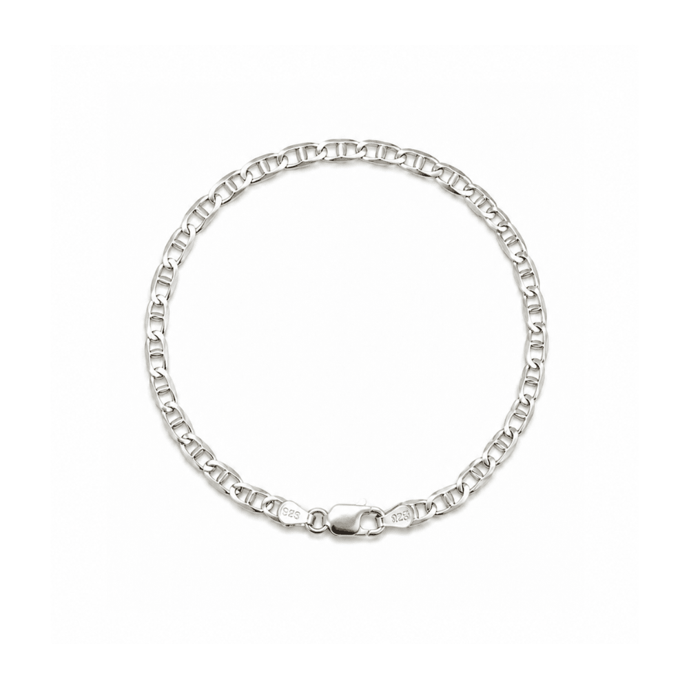 Flat Anchor Chain Bracelet - Karen's Fine Jewellery