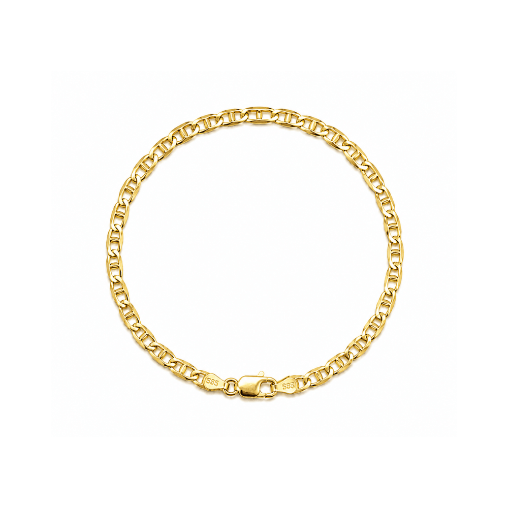 Flat Anchor Chain Bracelet - Karen's Fine Jewellery